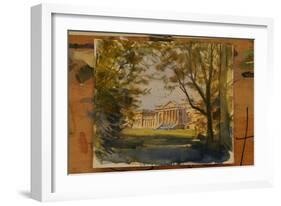 Stowe, South Front-Tim Scott Bolton-Framed Giclee Print