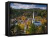 Stowe, Vermont, USA-Alan Copson-Framed Stretched Canvas