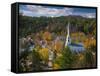 Stowe, Vermont, USA-Alan Copson-Framed Stretched Canvas