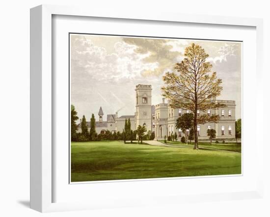 Stowlangtoft Hall, Suffolk, Home of the Wilson Family, C1880-Benjamin Fawcett-Framed Giclee Print