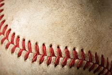 Closeup of a dirty baseball-Stoycho Stoychev-Stretched Canvas