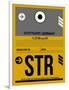 STR Stuttgart Luggage Tag I-NaxArt-Framed Art Print