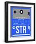 STR Stuttgart Luggage Tag II-NaxArt-Framed Art Print