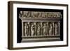 Strabo I's Wives, King of Sidon, Detail of Long Side of Marble Sarcophagus known as Mourners-null-Framed Giclee Print