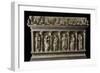 Strabo I's Wives, King of Sidon, Detail of Long Side of Marble Sarcophagus known as Mourners-null-Framed Giclee Print