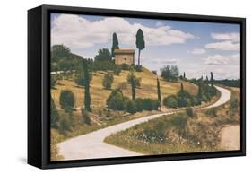 Strada Bianca I-Aledanda-Framed Stretched Canvas