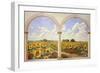 Strada dei girasoli-Andrea Del Missier-Framed Art Print