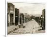 Strada Dell' Abbondanza, Pompeii, Italy, C1900s-null-Framed Giclee Print