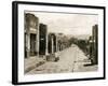 Strada Dell' Abbondanza, Pompeii, Italy, C1900s-null-Framed Giclee Print