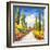 Strada toscana-Luigi Florio-Framed Giclee Print