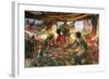 Stradivarius in His Workshop at Cremona, 1913-Edgar Bundy-Framed Giclee Print