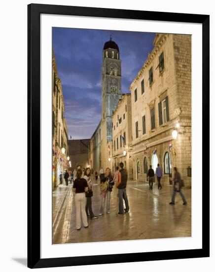 Stradun, Dubrovnik, Dalmatia, Croatia-Merrill Images-Framed Photographic Print