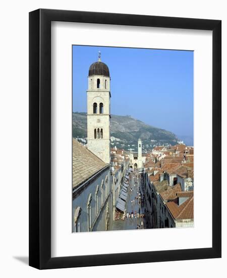 Stradun, Dubrovniks Main Street, Croatia-Peter Thompson-Framed Photographic Print