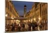 Stradun, Placa at Dusk, Dubrovnik, Croatia, Europe-John Miller-Mounted Photographic Print