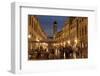 Stradun, Placa at Dusk, Dubrovnik, Croatia, Europe-John Miller-Framed Photographic Print