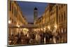 Stradun, Placa at Dusk, Dubrovnik, Croatia, Europe-John Miller-Mounted Photographic Print