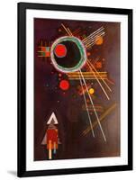 Strahlenlinien-Wassily Kandinsky-Framed Art Print