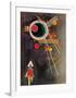 Strahlenlinien-Wassily Kandinsky-Framed Art Print