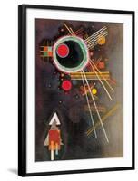 Strahlenlinien-Wassily Kandinsky-Framed Art Print