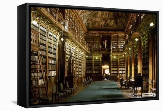 Strahov Monastery, Library, Prague, Czech Republic-null-Framed Stretched Canvas