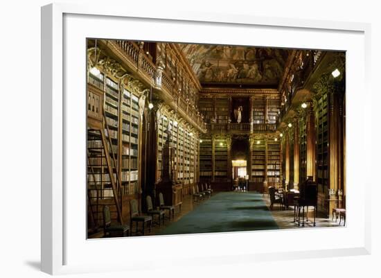 Strahov Monastery, Library, Prague, Czech Republic-null-Framed Photographic Print