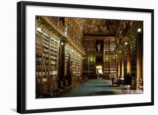 Strahov Monastery, Library, Prague, Czech Republic-null-Framed Photographic Print