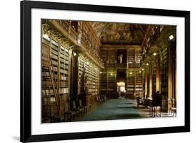 Strahov Monastery, Library, Prague, Czech Republic-null-Framed Photographic Print