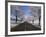 Straight Empty Road Through Rural Lincolnshire in Winter, England, United Kingdom, Europe-null-Framed Photographic Print