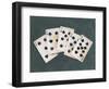 Straight Flush-Lisa Danielle-Framed Art Print