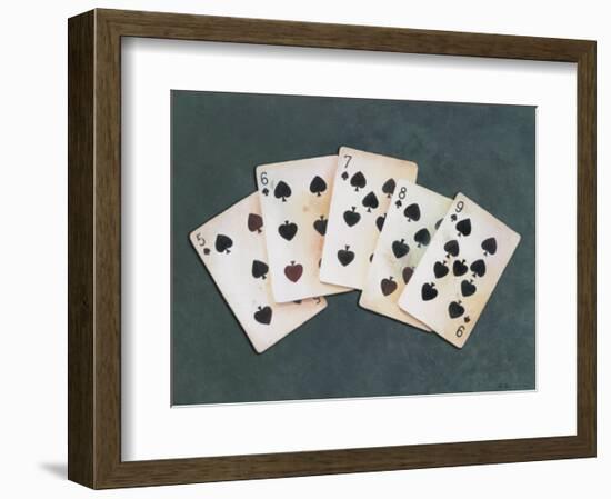 Straight Flush-Lisa Danielle-Framed Art Print