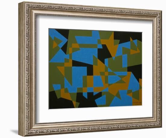 STRAIGHT LINE REBOUND. 2017-Peter McClure-Framed Giclee Print