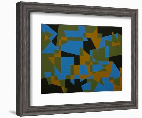 STRAIGHT LINE REBOUND. 2017-Peter McClure-Framed Giclee Print