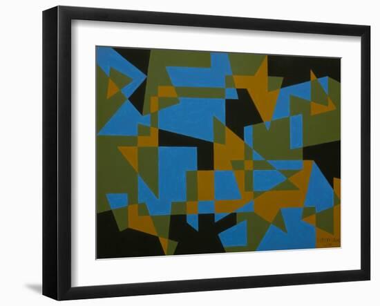 STRAIGHT LINE REBOUND. 2017-Peter McClure-Framed Giclee Print