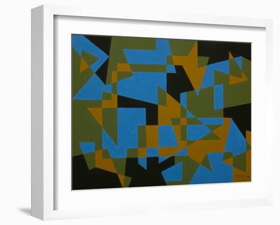 STRAIGHT LINE REBOUND. 2017-Peter McClure-Framed Giclee Print