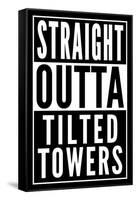 Straight Outta Tilted Towers-null-Framed Stretched Canvas