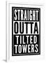 Straight Outta Tilted Towers-null-Framed Art Print