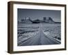 Straight Road Cutting Through Landscape of Monument Valley, Utah, USA-Gavin Hellier-Framed Photographic Print