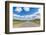 Straight road in the Mongolian steppe and clouds in the sky, North Hangay province, Mongolia, Centr-Francesco Vaninetti-Framed Photographic Print