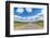 Straight road in the Mongolian steppe and clouds in the sky, North Hangay province, Mongolia, Centr-Francesco Vaninetti-Framed Photographic Print