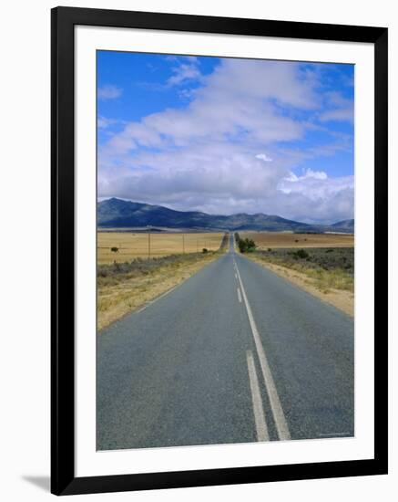 Straight Road, Little Karoo, South Affrica-Fraser Hall-Framed Photographic Print