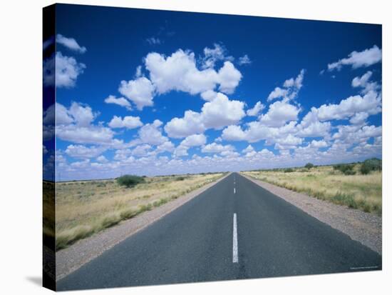 Straight Road Near Mariental, Namibia, Africa-Lee Frost-Stretched Canvas