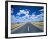 Straight Road Near Mariental, Namibia, Africa-Lee Frost-Framed Photographic Print