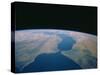 Strait of Gibraltar From Space Shuttle-null-Stretched Canvas