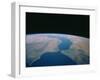 Strait of Gibraltar From Space Shuttle-null-Framed Photographic Print