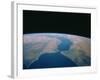 Strait of Gibraltar From Space Shuttle-null-Framed Photographic Print