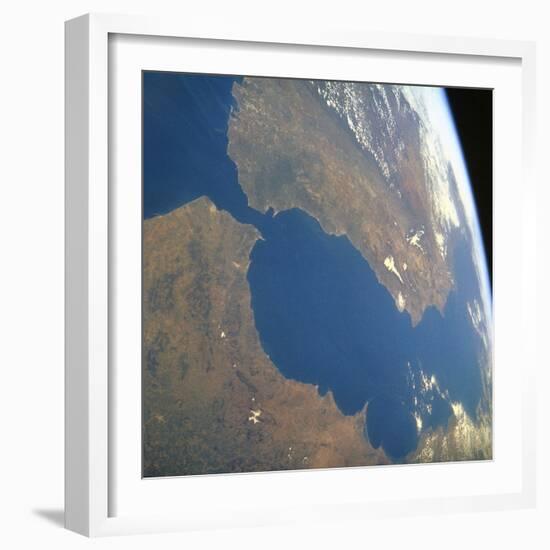 Strait of Gibraltar, Satellite Image-null-Framed Premium Photographic Print