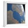 Strait of Gibraltar, Satellite Image-null-Framed Premium Photographic Print