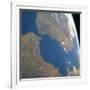 Strait of Gibraltar, Satellite Image-null-Framed Photographic Print