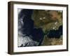 Strait of Gibraltar-Stocktrek Images-Framed Photographic Print