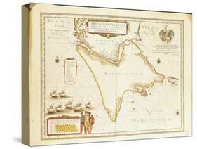Strait of Magellan, from Theatrum Orbis Terrarum, 1635-Willem And Joan Blaeu-Stretched Canvas